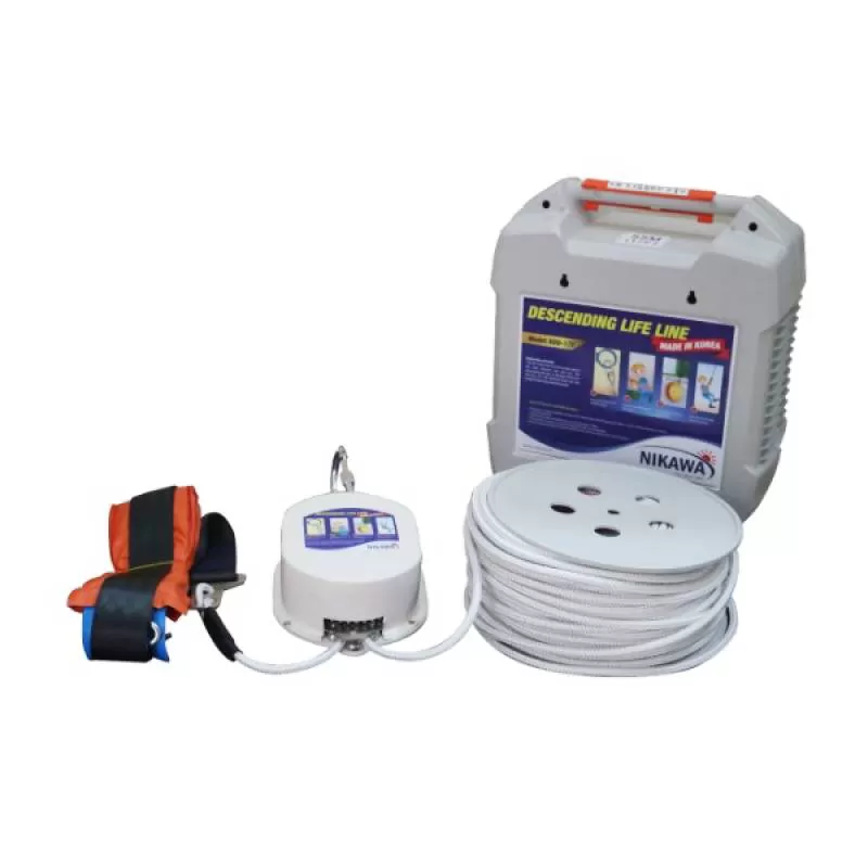 Bộ dây thoát hiểm tự động 80m Nikawa KDD-25F (Tần 25 - 27)