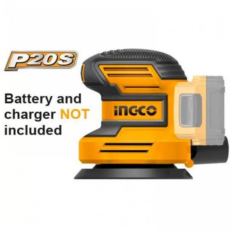 Máy chà nhám tròn dùng pin Lithium Ingco CROSLI2001 ( Chưa Pin & Sạc ) 