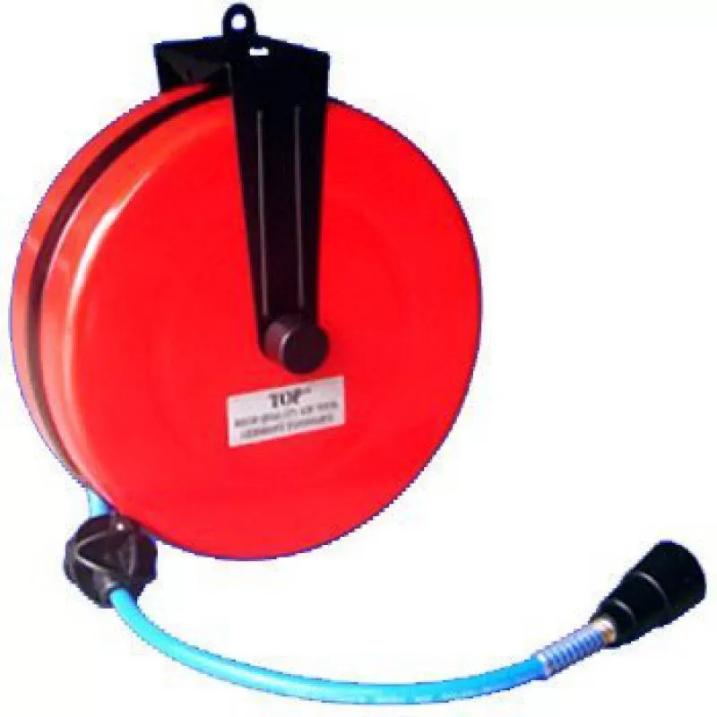 Cuộn ống hơi rút tự động 15m hộp sắt (HR-708C) 
