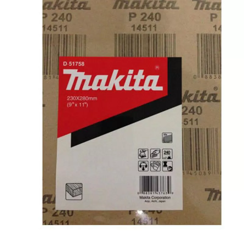 Giấy nhám gỗ P240 Makita D-51758 