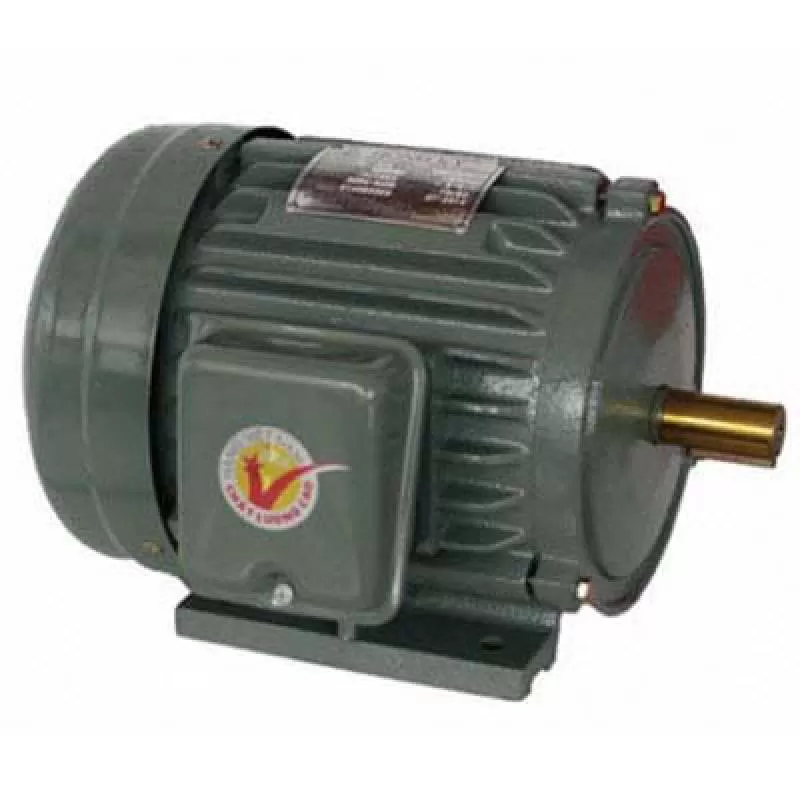 Motor vỏ gang chân đế 1HP Hồng Ký HKM114 