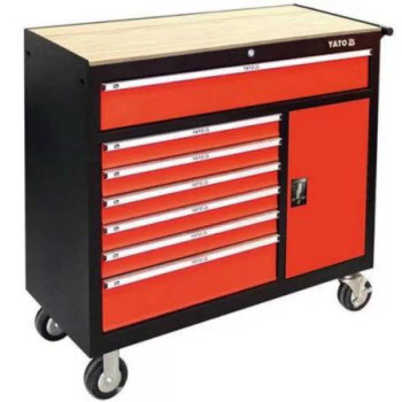 Tủ đồ nghề 8 ngăn có mặt trên bằng gỗ YATO YT-09141 