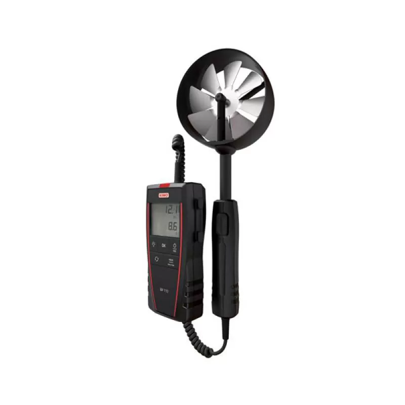 Máy đo tốc độ, lưu lượng gió và nhiệt độ KIMO LV117 (0.4~35 m/s, -20~+80°C) 