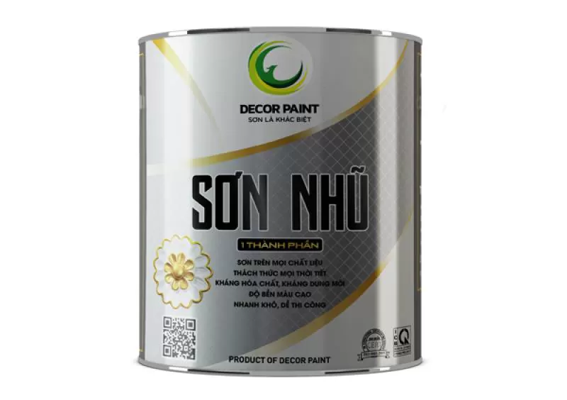 1.0 Kg – Sơn nhũ đồng ca may màu đen 1 thành phần 