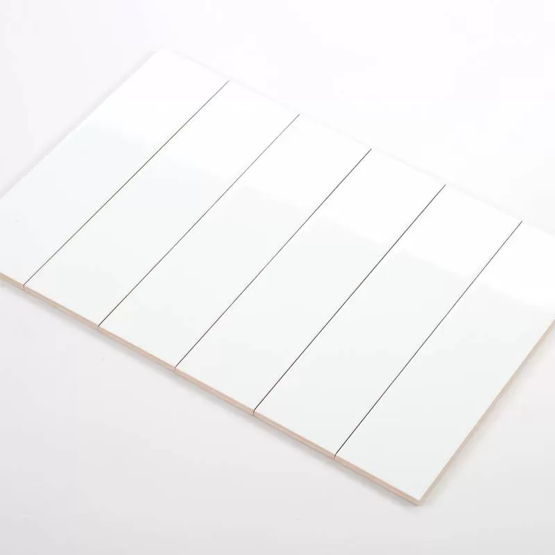 Gạch thẻ trắng bóng phẳng KT 75*300mm M75300ZY 