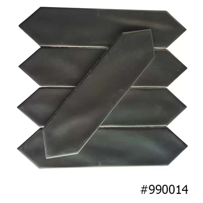 Gạch mũi tên 75*300 đen mờ BD #990014