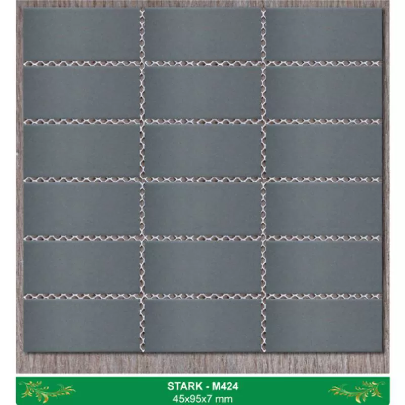 Gạch men trang trí cao cấp mosaic stark 45*95 mã M424