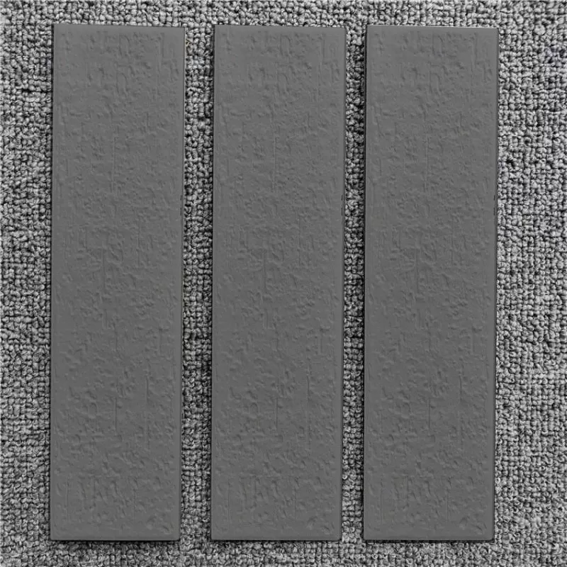 Gạch thẻ ốp tường ngoại thất màu xám 60x240mm 86402