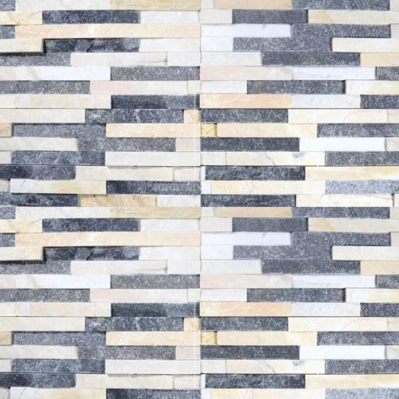 Đá ghép Nghệ An 3 màu ốp tường trang trí