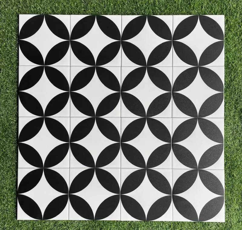 Gạch bông men ốp lát 20x20cm 2015