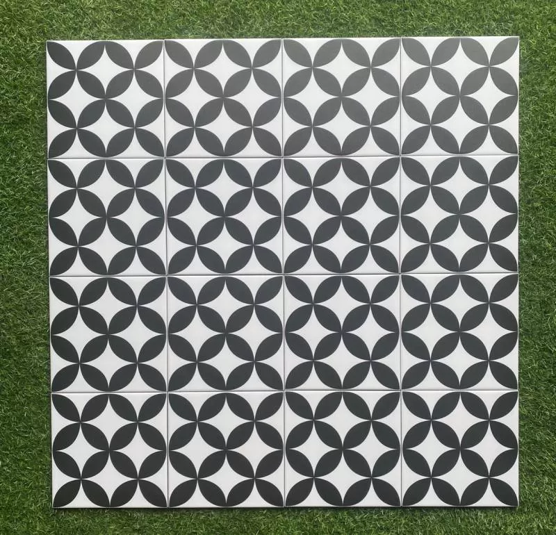 Gạch bông men ốp lát 20x20cm 2014 