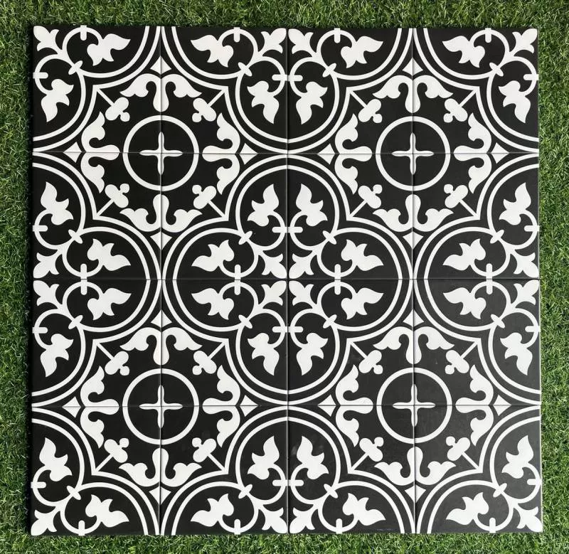 Gạch bông men ốp lát 20x20cm 2013