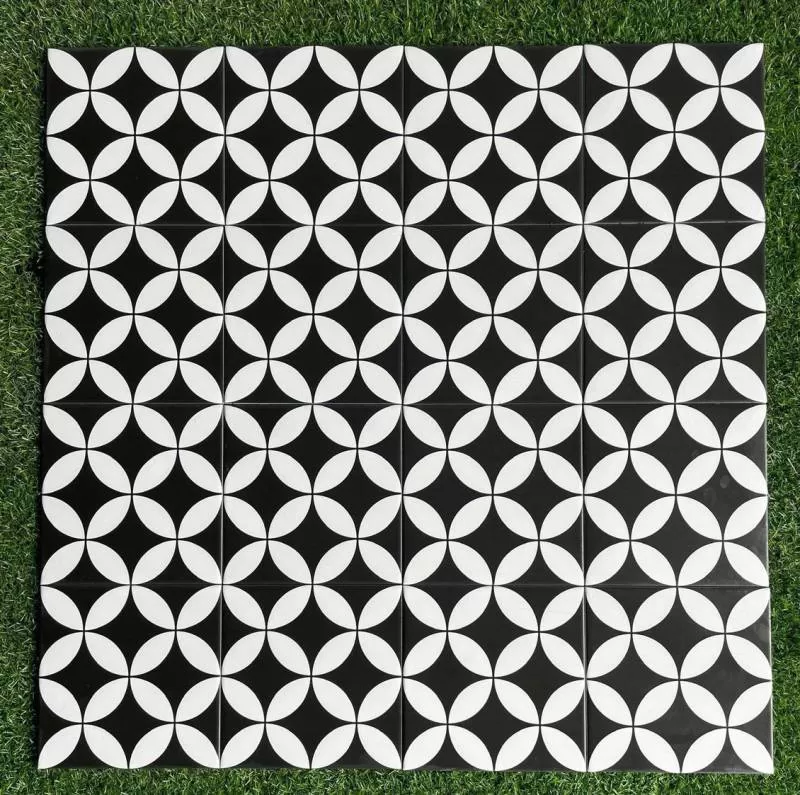 Gạch bông men ốp lát 20x20cm 2012