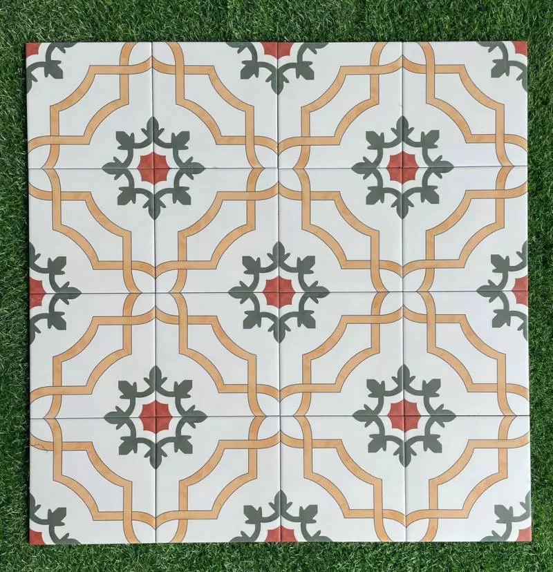 Gạch bông men ốp lát 20x20cm 2010 