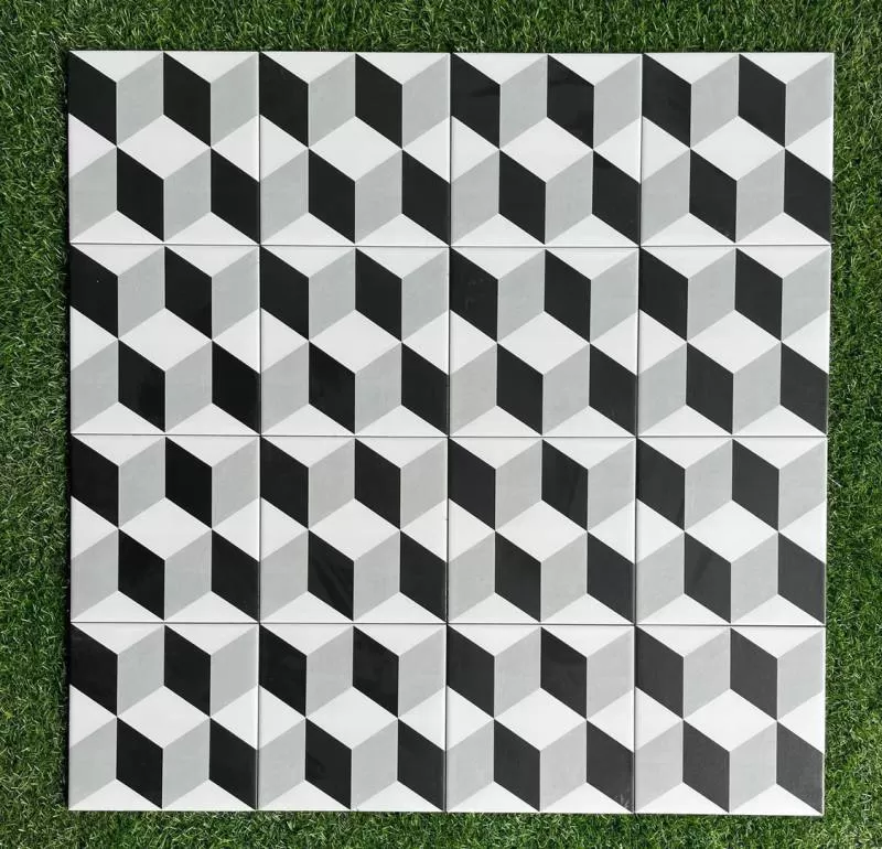 Gạch bông men ốp lát 20x20cm 2009 