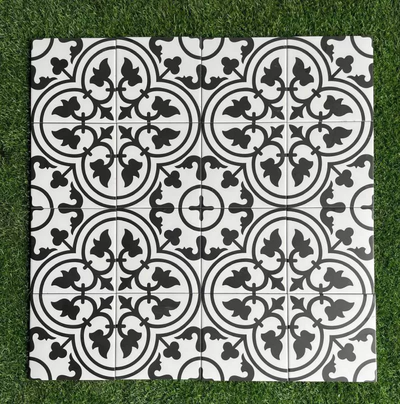 Gạch bông men ốp lát 20x20cm 2008 