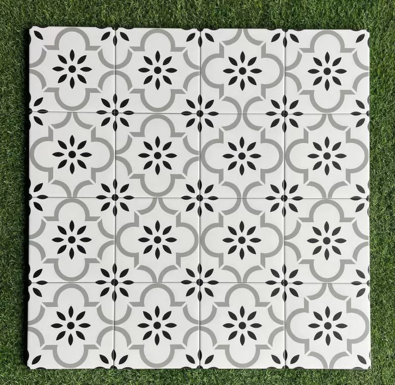 Gạch bông men ốp lát 20x20cm 2004