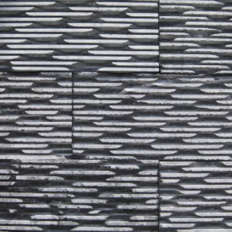 Đá răng lược đen Nghệ An 10x20cm