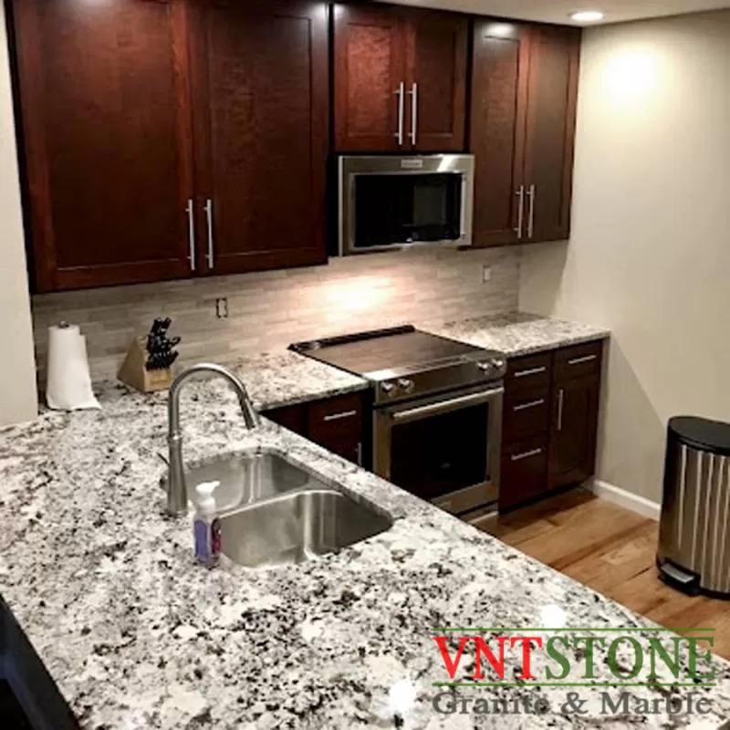 Đá Ốp Mặt Bếp Azul Nova White