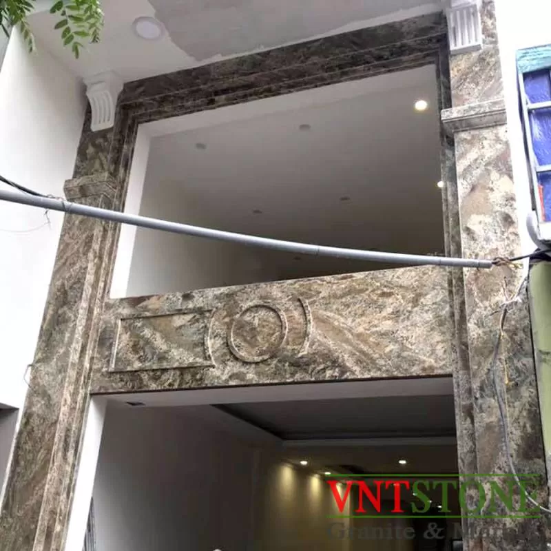 Đá River Bordeaux Ốp Mặt Tiền