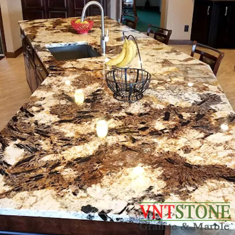 Đá Ốp Bếp Splendor Gold (Đá Vàng Bạch Dương)