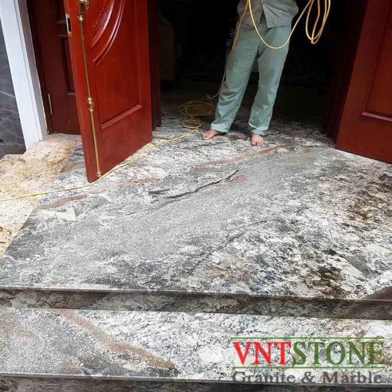 Đá River Bordeaux Ốp Bậc Cấp