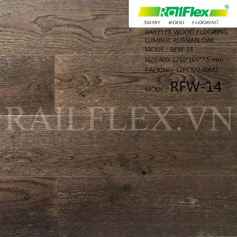 Sàn nhựa bề mặt gỗ RFW-14
