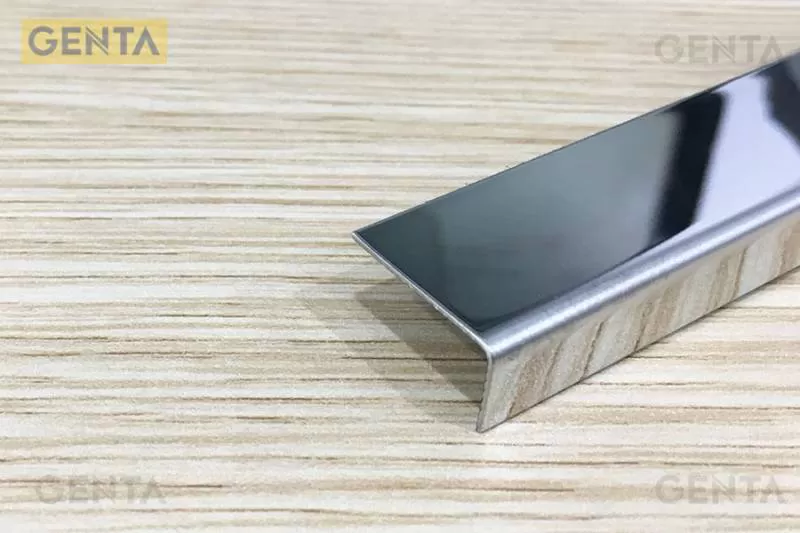 Nẹp sàn gỗ chữ L S-L2010 inox bóng