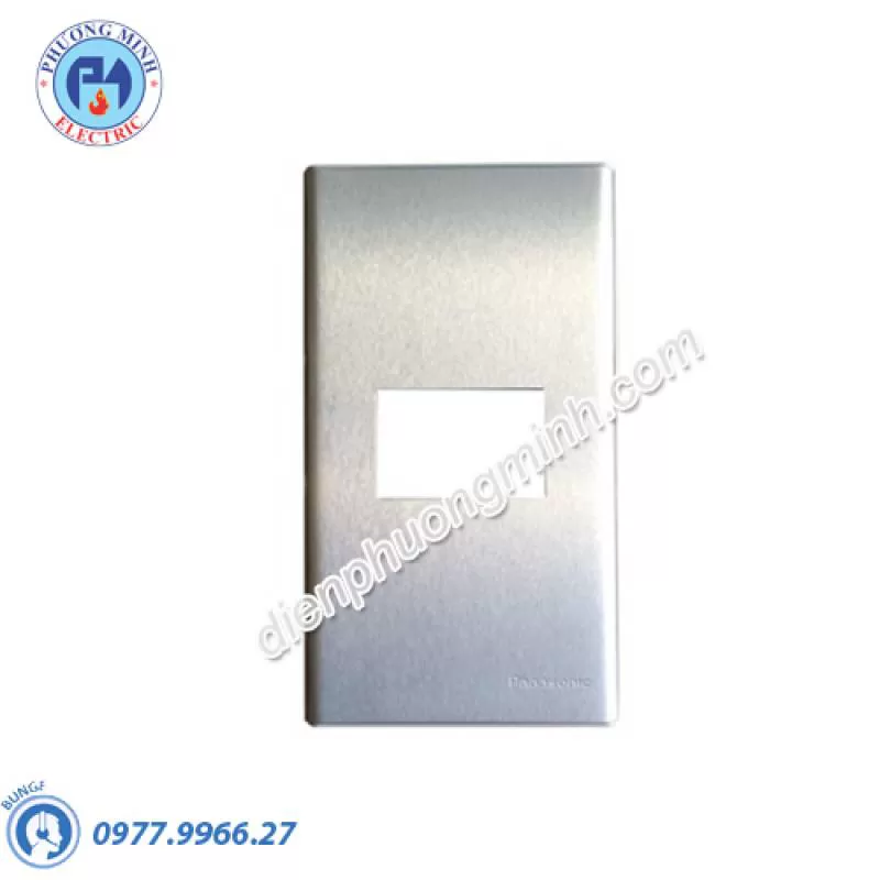 Mặt kim loại bằng nhôm dùng cho 1 thiết bị - Model WEG6501-1 