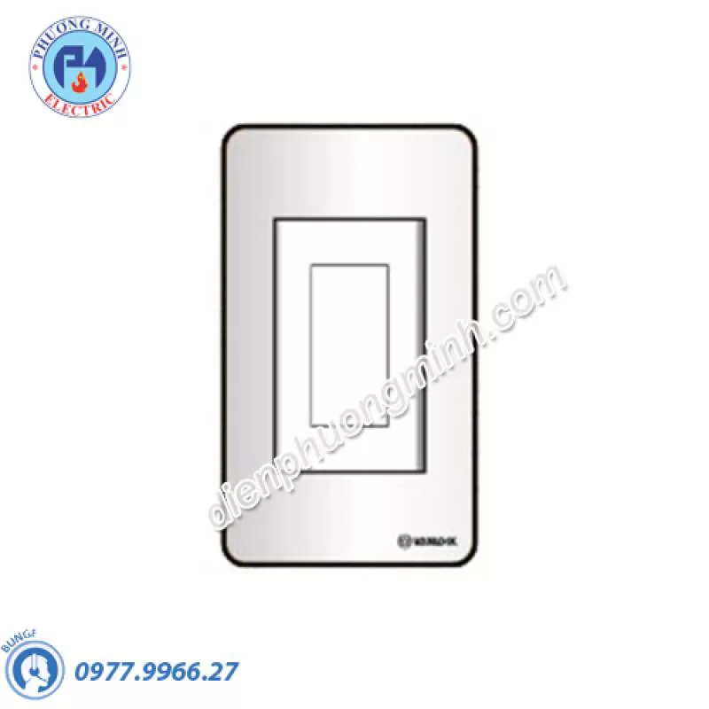 Mặt nhựa chứa 1 MCB kiểu M - Model SC121/M 