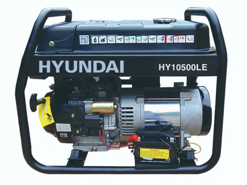Máy phát điện Hyundai xăng HY10500LE 