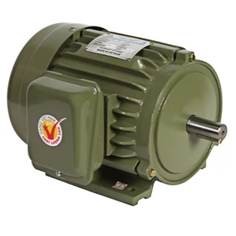 Động cơ điện vỏ gang chân đế Hồng Ký 5.0HP/380v/2800v 
