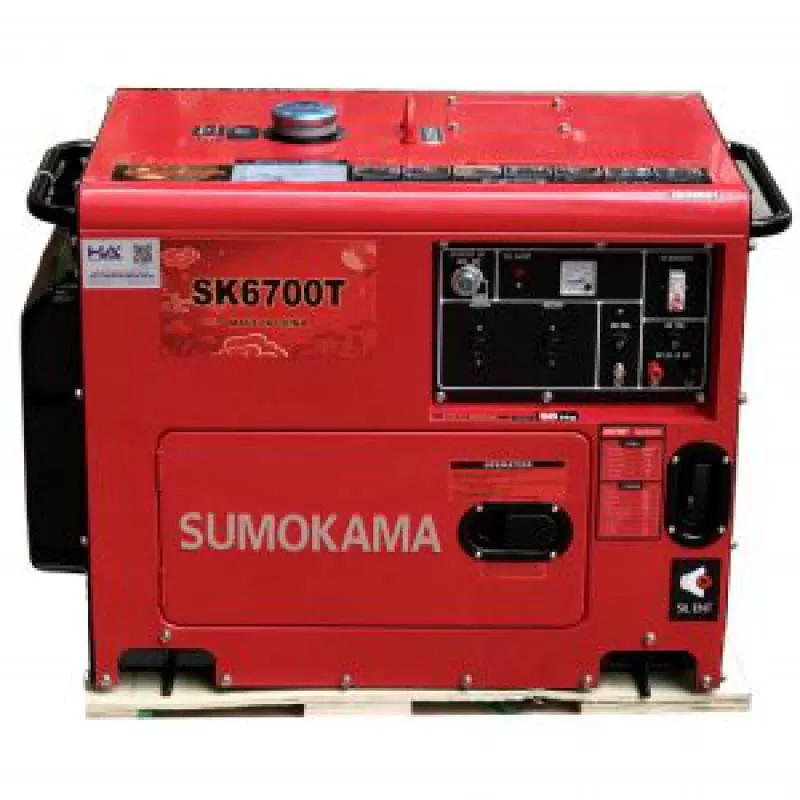 Máy Phát Điện Chạy Dầu 5Kw Sumokama SK6700T 