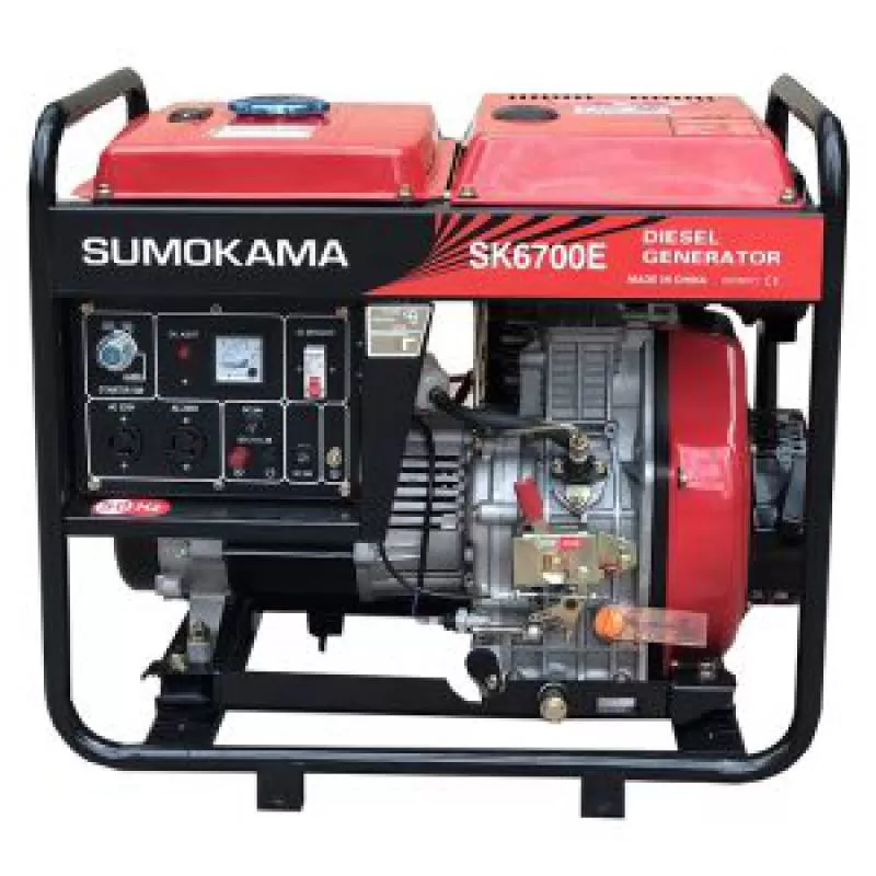 Máy Phát Điện Chạy Dầu 5Kw Sumokama SK6700E Đề 