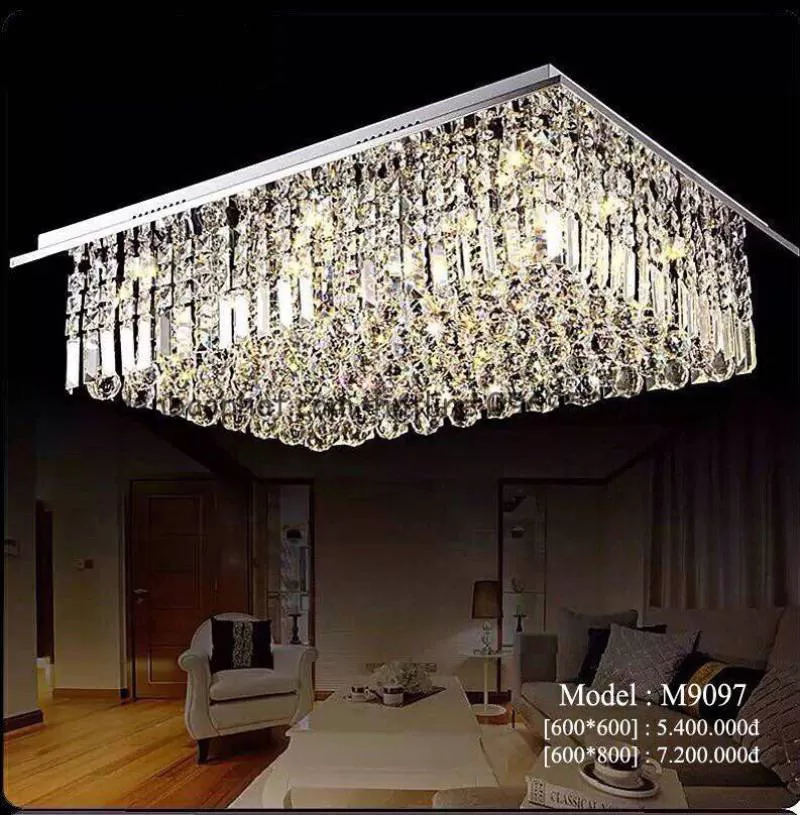 Đèn mâm pha lê M9097