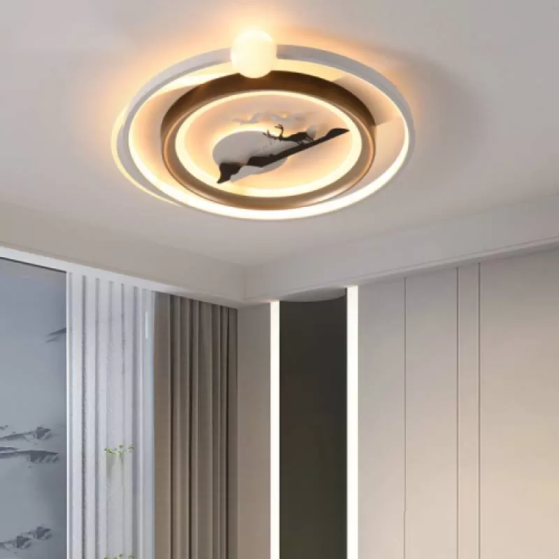 Đèn ốp trần vòng tròn con hươu WML - 1515 