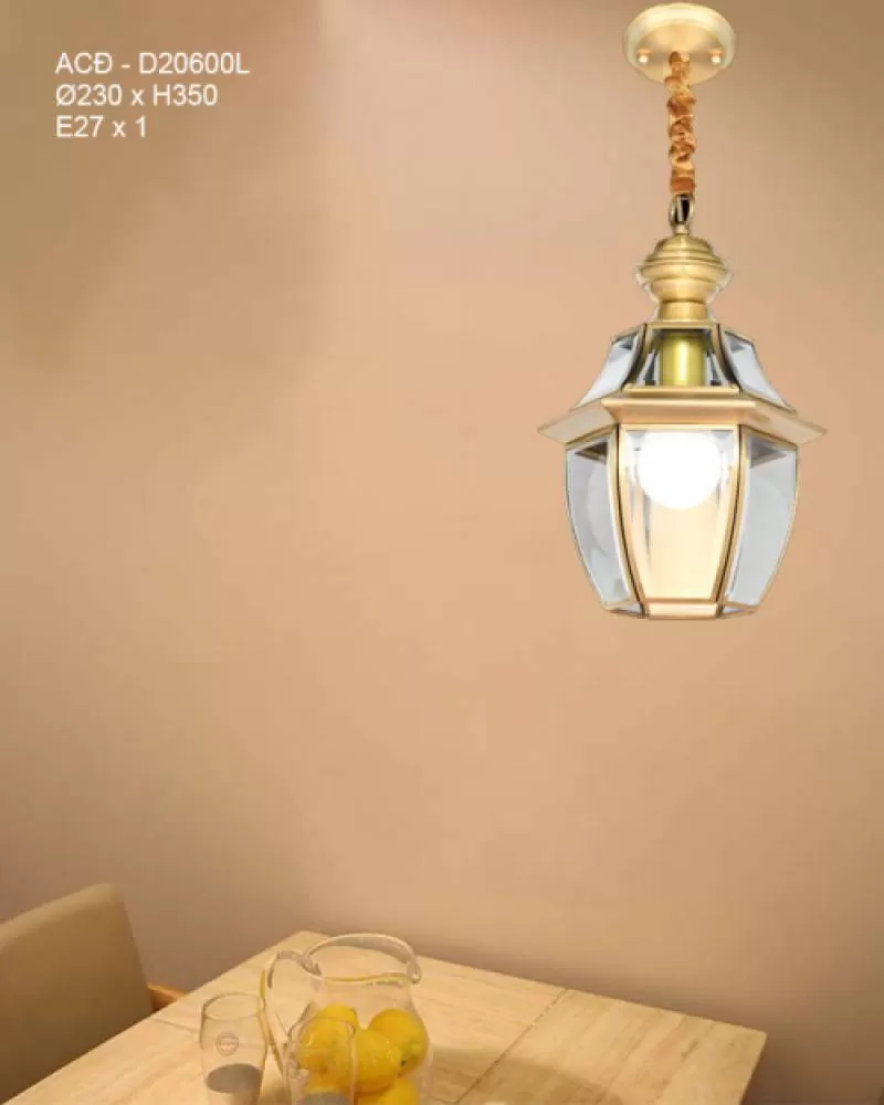 Đèn thả đồng cao cấp ACĐ - D20600L 