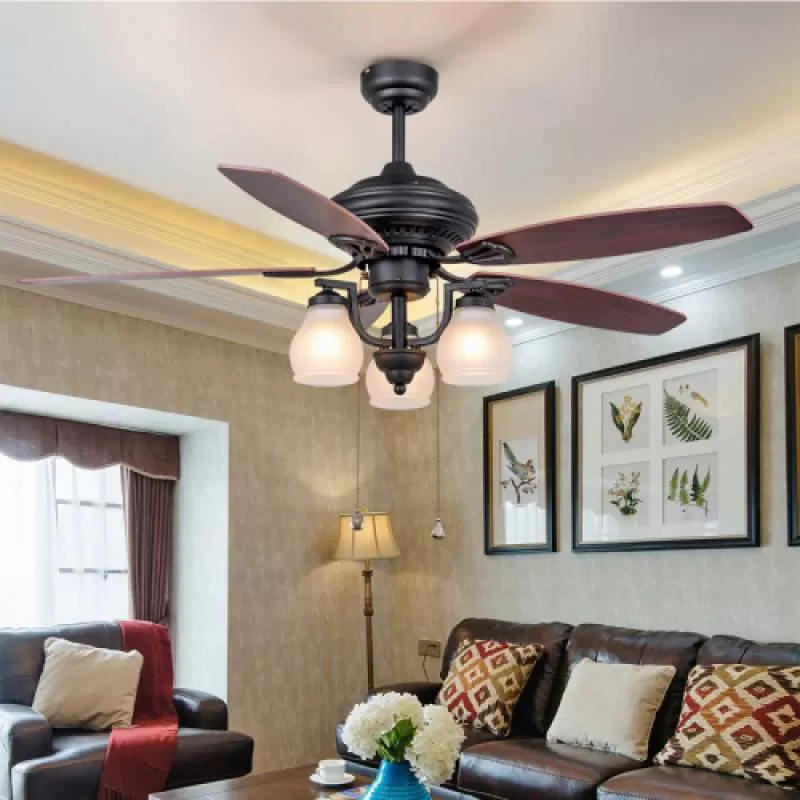 Quạt đèn trần trang trí phòng khách CT42 - 60140B