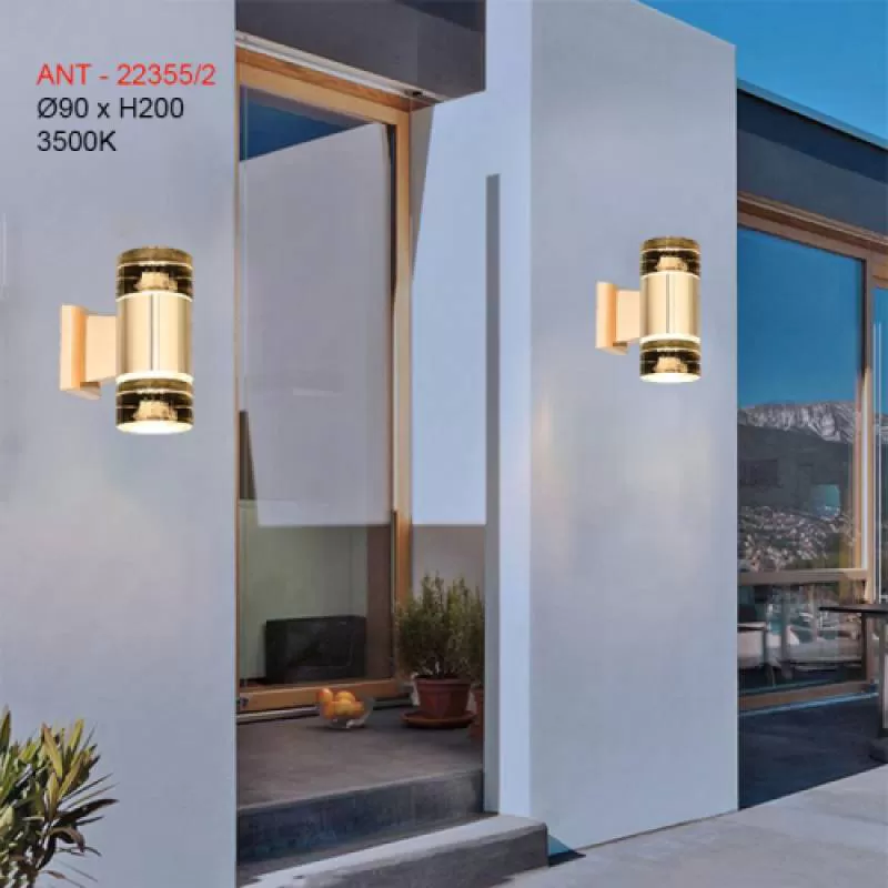 Đèn tường ngoại thất hiện đại ANT - 22355/2 