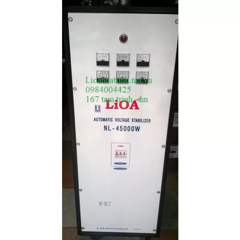 ỔN ÁP LIOA 45KVA - 45KW - 45000W CŨ ĐÃ QUA SỬ DỤNG 