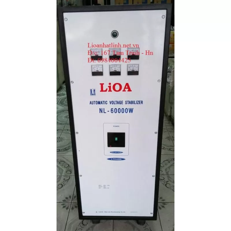 ỔN ÁP LIOA 60KVA - 60KW - 60KG 3 PHA CŨ GIÁ RẺ 