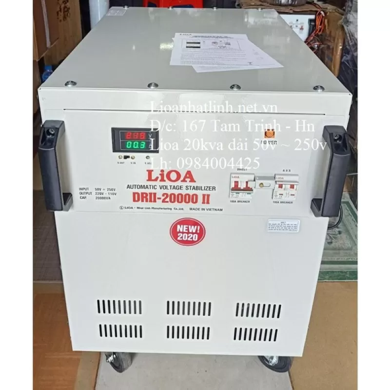 LIOA 20KVA DRII THẾ HỆ 2 ĐỜI MỚI NHẤT 2022 - 2023 DÂY ĐỒNG 100 