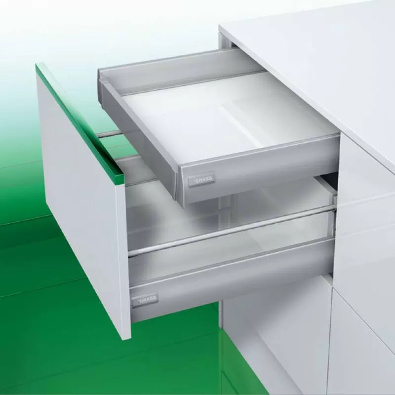Ngăn kéo Grass DWD-XP 40kg, vách thép, lắp âm, 600mm