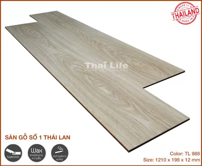 Sàn Gỗ Công Nghiệp Thailife TL988