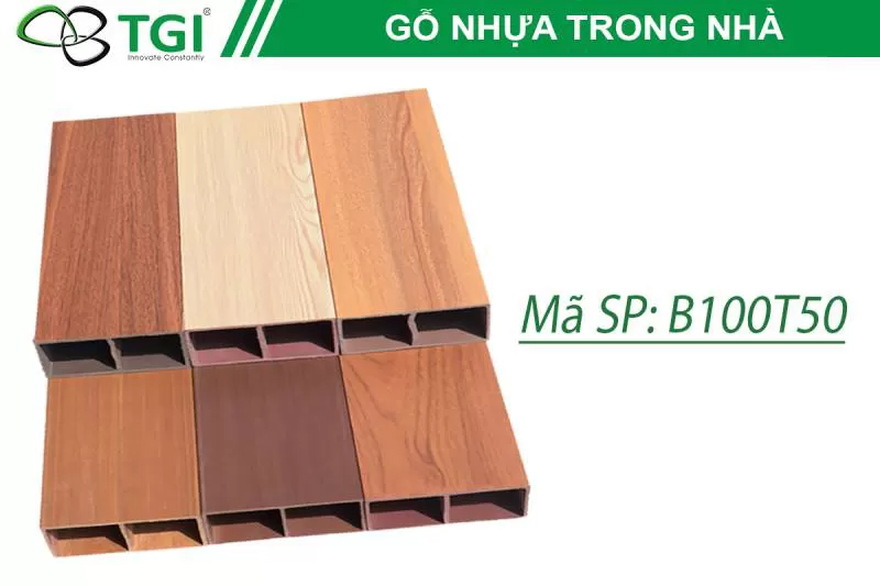 Thanh Lam Gỗ Nhựa B100T50