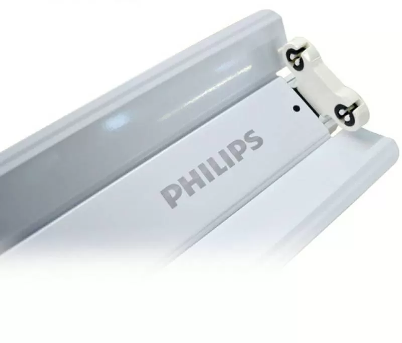 Bộ máng đèn chóa phản quang nhà xưởng 2 bóng Ledtube Philips BN011C 2xTLED L1200 2R 