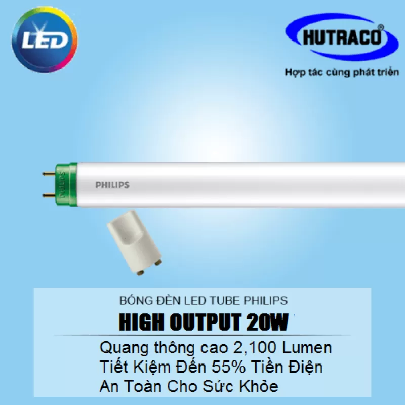 Bóng đèn Led tuýp Philips LEDtube My Care HO 1200mm 20W 765 T8 AP I G 