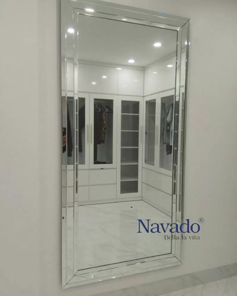 Bán gương kính bỉ ghép tường soi toàn thân 