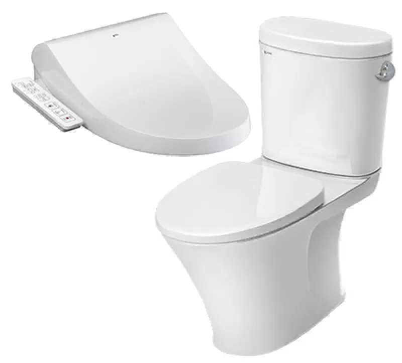 Thiết bị vệ sinh Bồn cầu hai khối INAX AC-710A+CW-H17VN