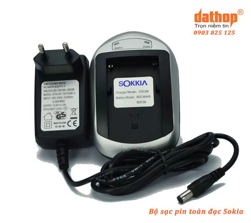 Bộ sạc pin toàn đạc Sokkia